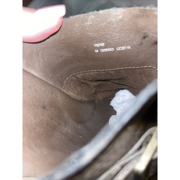 Kork Ease Sagano  Brown Leather Block Heel Clog Mule Shoes Boho - Picture 12 of 16